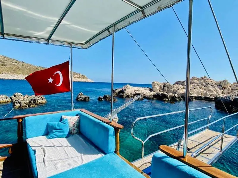 Kaş to Kalkan Round Trip – Daily Gulet Tour